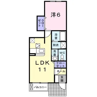 プラシードS【1階】の間取り