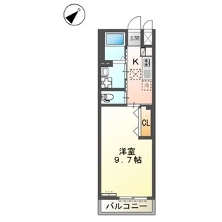 シェルト【1階】の間取り