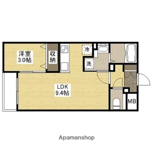 広島県福山市引野町1丁目【マンション】の間取り
