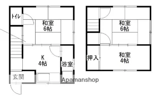 高和荘【1階】の間取り