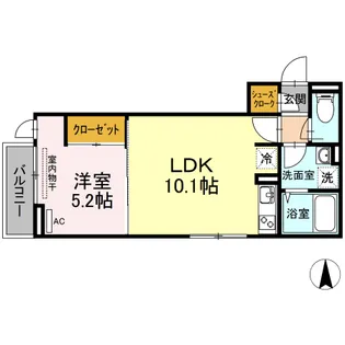 ウィット引野町【2階】の間取り