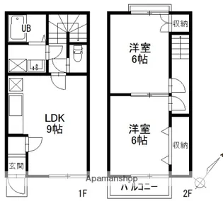エスペランサ【B103号室】の間取り