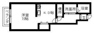サンシャイン【103号室】の間取り