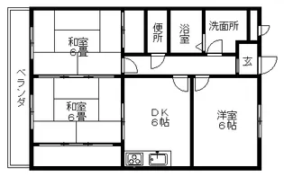 エクセルハイツ川口【203号室】の間取り