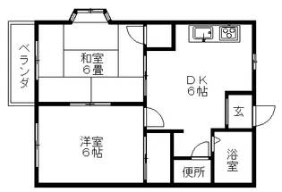 エルディム檀【1階】の間取り