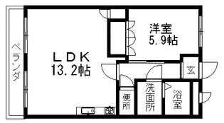 サン・ヴィラージュ【2階】の間取り