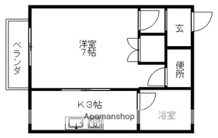 エメローズ山下【1階】の間取り