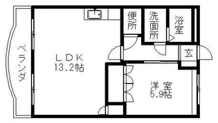 メゾン・グロワール【2階】の間取り