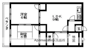 サン・オーレ東福山【4階】の間取り