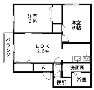 セジュールブランシェ【2階】の間取り