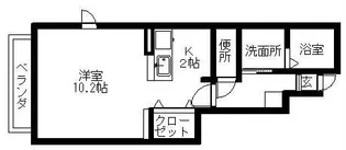 アプローズⅡ【102号室】の間取り