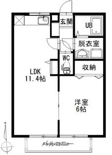 ローズマリー【103号室】の間取り