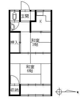 レオパレスソフィア【1階】の間取り