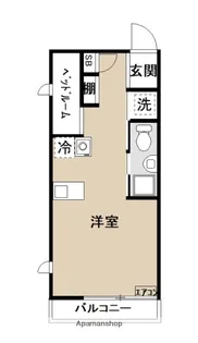 ルソーレ【403号室】の間取り