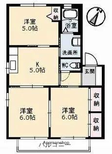 シャーメゾンドリーム【102号室】の間取り