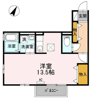 ボナールKⅡ【103号室】の間取り