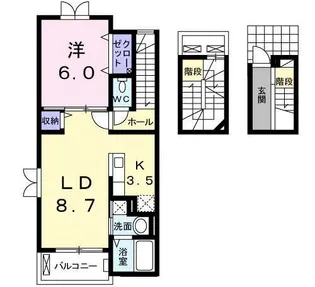 プリメール【3階】の間取り