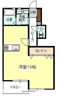 メゾンガリピヨ・ベータ【101号室】の間取り