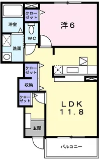 スリズイエ【1階】の間取り