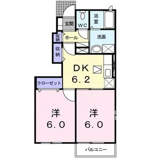 SEASIDE 波多見 A【1階】の間取り