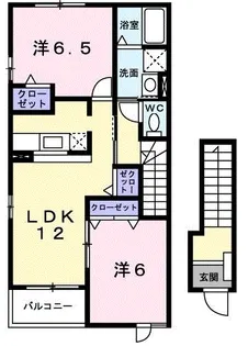 ダンデライオンC【2階】の間取り