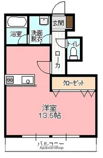 ルミエールC【223号室】の間取り