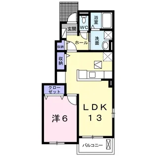 NEO DEMEURU【1階】の間取り