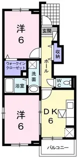 ソナチネ B【1階】の間取り