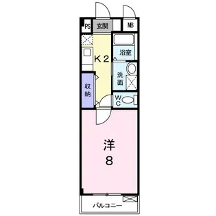 フォレスト【1階】の間取り