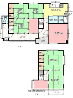広島県呉市天応大浜1丁目【一戸建】の間取り