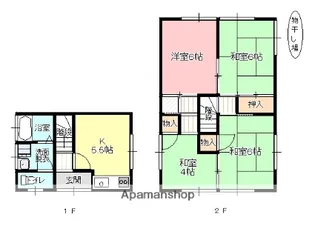 広島県呉市平原町【一戸建】の間取り