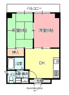 メゾンロイヤル【6階】の間取り