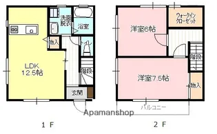 MMSシャトー B棟【101号室】の間取り