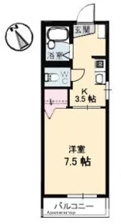 ディアス吾妻【2階】の間取り