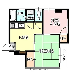 ハイネス1980マンション【201号室】の間取り