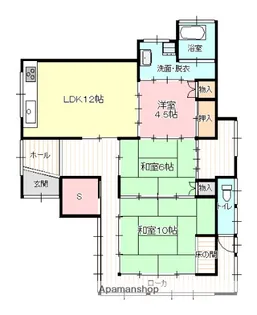 広島県呉市望地町【一戸建】の間取り