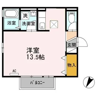 ボナールKⅡ【201号室】の間取り