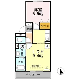 エスポワール新広【3階】の間取り