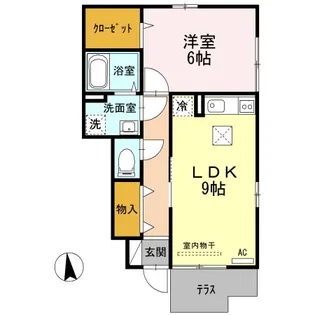 TS BONHEUR【1階】の間取り