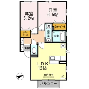 コート・ケゴヤ【2階】の間取り