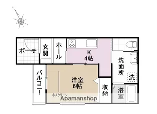 ホープフルテラス【102号室】の間取り