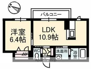 ベレオ海岸通り【3階】の間取り