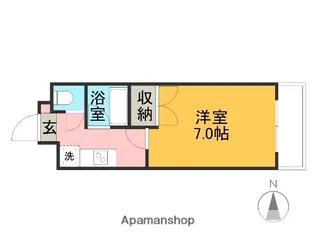 ウイング大手町【401号室】の間取り