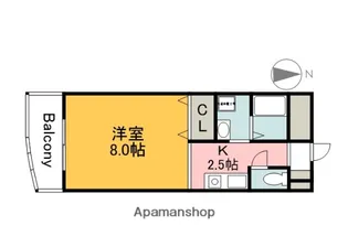 広島県廿日市市宮内【マンション】の間取り