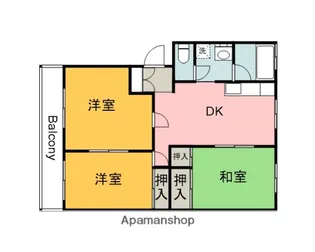 広島県広島市西区古江西町【マンション】の間取り