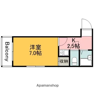 広島県広島市安佐南区大町西3丁目【マンション】の間取り