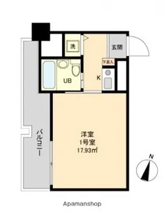 LION竹屋町(メゾン北浦)【4階】の間取り