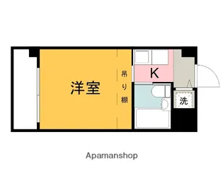 LION竹屋町(メゾン北浦)【2階】の間取り