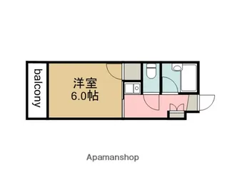 広島県広島市佐伯区皆賀3丁目【マンション】の間取り