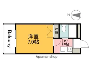 広島県広島市南区仁保新町2丁目【マンション】の間取り
